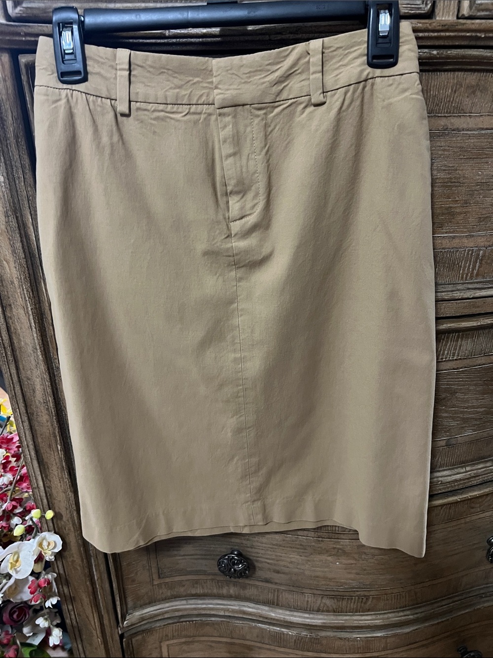 Banana Republic Khaki Pencil Skirt